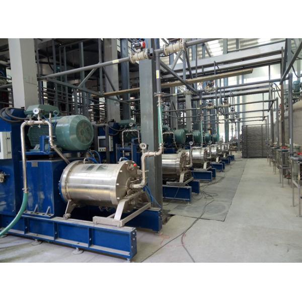 380V Large Flow Bead Mill With High Flow Rate Processing Fineness 2-50μM Bottom Discharge