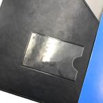 A4 Multifunctional PU Leather Business Notepad Backup Folder 60pp With Writing