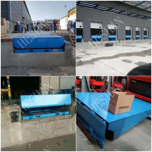 Steel Stationary Loading Dock Leveler Hydraulic Warehouse Dock Equipment