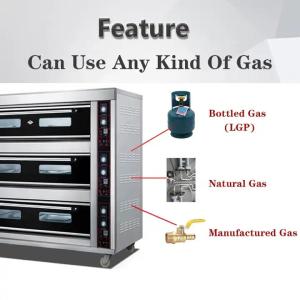 MFA-412L Gas Oven With GAS-123 And Knobs Control Type