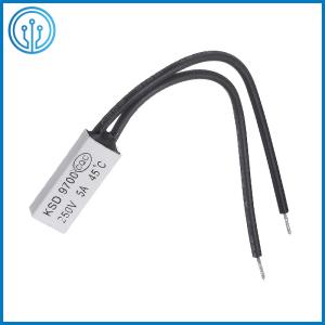 KSD9700 Plastic Bimetal Temperature Switch AC125V Bimetal Thermostat Temperature