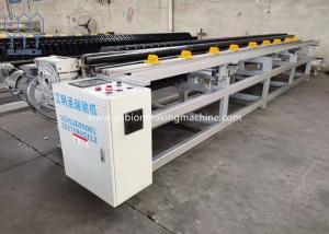 Servo Motor Control With PLC Gabion Box Edge Wrapping Machine For Double Twist