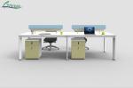 Lockable Drawers Office Workstation Of Open Space for Secure Storage Solutions