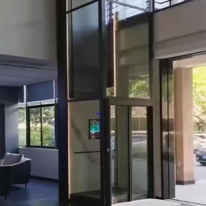 AC Drive Gearless Traction Compact Residential Elevators Contemporary