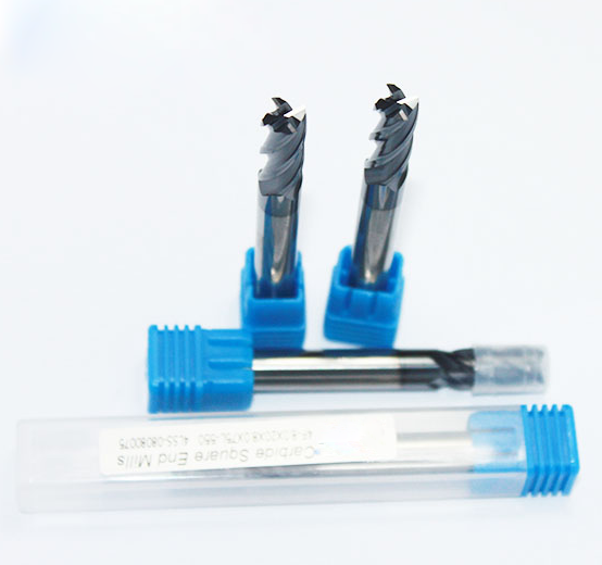 Cobalt Roughing End Mill For Aluminum , 4 Flute Corner Rounding End Mill