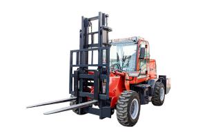 Buy cheap 4 wheel Drive All Terrain Forklift 10000 lbs For Efficient Operation product