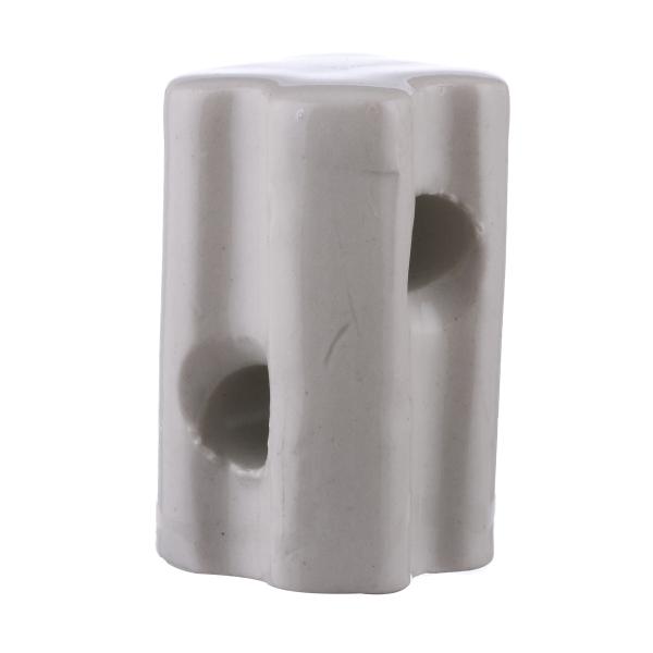 Quality Porcelain Insulation 9mm Hole End Strainer Insulator for sale