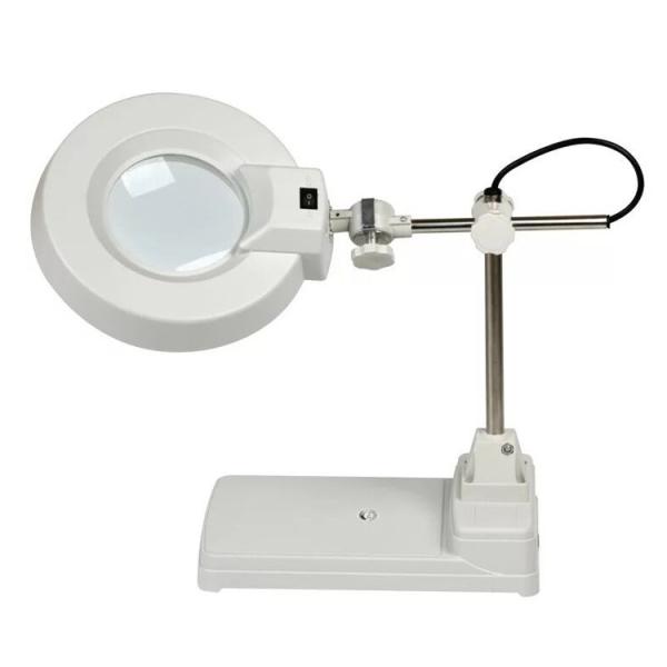 Quality 3x 5x 8x Magnifier Desktop Magnifying LED Lamp ESD Safe Tools for sale