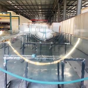 Tempered Laminated Safety Glass for Building Skylight Curtain Wall in Fine Polished Edge