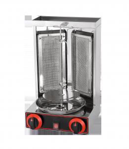 China 2-Burners 110V Electric Shawarma Kebab Grill Machine Home Use Gas Mini on sale