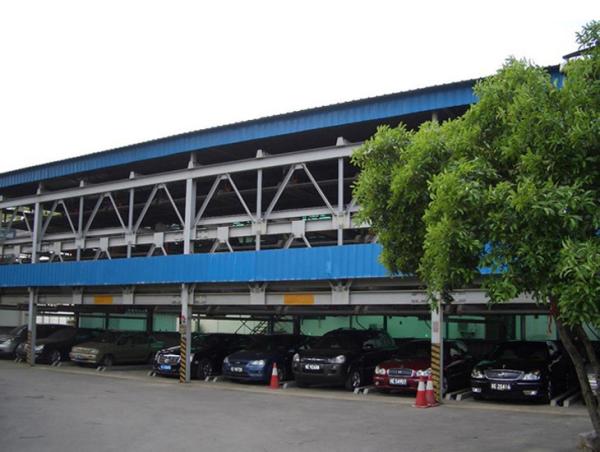 Multi-level Puzzle Car Parking System PLC Computer Control Safety Storage