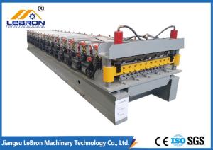 Buy cheap Full Automatic Double Layer Roll Forming Machine PLC Control Hydraulic Cut Device product
