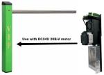 40W Output Power Parking Barrier Gate Weatherproof With LED Light