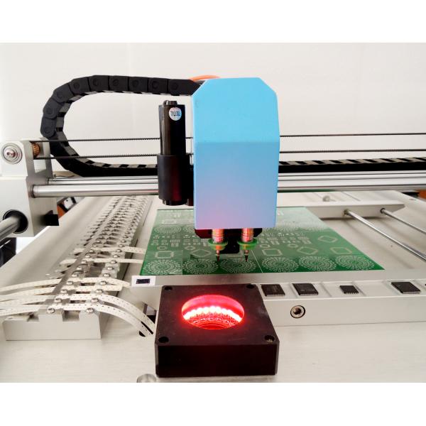 29 Feeders 2 Heads CHMT48VA Desktop Automatic SMD / SMT Pick And Place Machine + Double Vision Camera