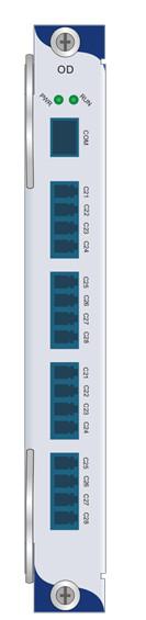 Quality DWDM MUX/DEMUX Card, Support 6U/2.5U/1U Managed Rack for sale