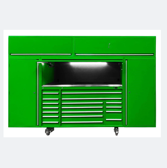 72 Inch Pit Carts Workbench Tool Chest Drawer Tool Cabinet Trolley Durable and Sturdy
