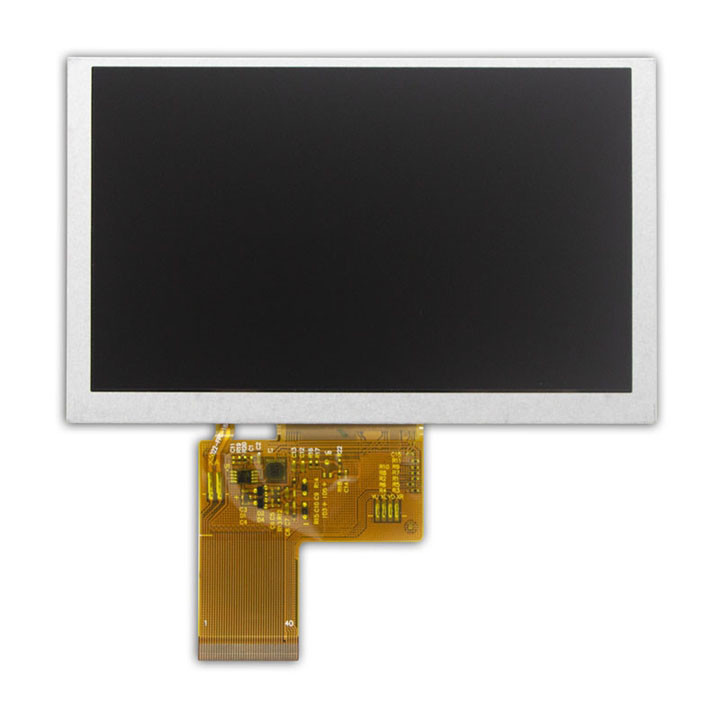 5'' 800x480 TFT LCD Screen Module 5 Inch IPS LVDS TFT Display 500 Cd/M2