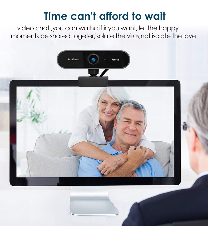 1080P Autofocus Webcam With Microphone USB Web Camera Streaming WebCam For Video Calling Webcam