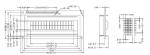 LCD1602 16 Character LCD Display Module LCM Liquid Crystal Module 3.3V 5.0V