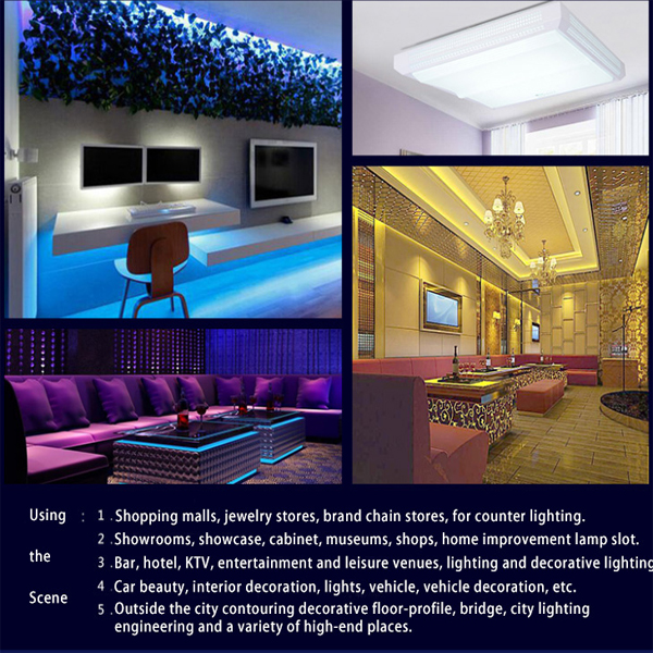 4 Colors In 1 5050 SMD Low Voltage LED Rope Light 72LED / M SK6812 RGBWW