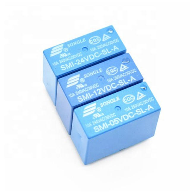 Hot selling Power Relays SMI-05VDC-SL-A SMI-12VDC-SL-A SMI-24VDC-SL-A 5V 12V 24V 10A 4PIN DIP original