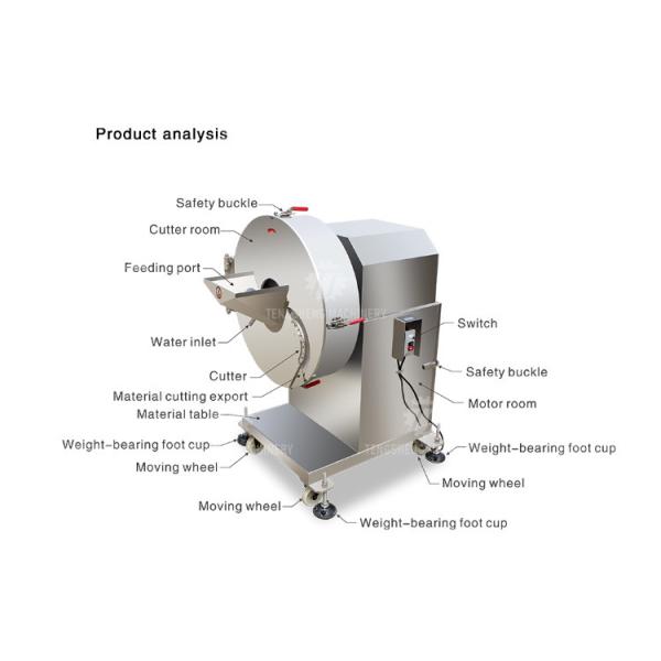 3000KG/H Commercial potato chip machine pumpkin, winter melon, potato slicing, root, large potato equipment
