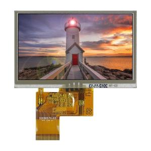Buy cheap 800*480 Custom LCD Display With Touch Panel For Automotive Device product