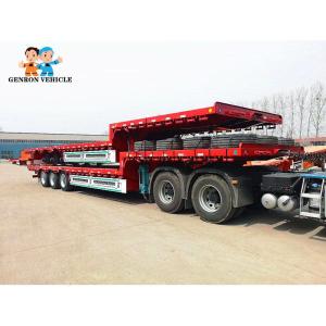 40T Bulk Cargo Detachable BPW Heavy Duty Low Bed Trailers