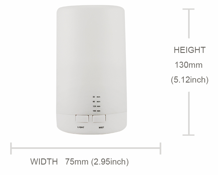 USB Electric Ultrasonic 70ML Car Aromatherapy Diffuser