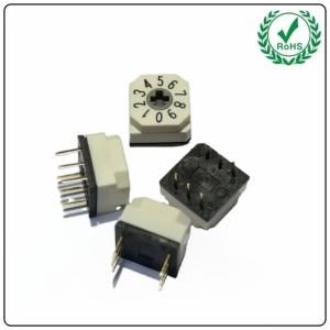 Buy cheap 10mm SMD Rotary Switch 360 Degree Process Digital 6 Bit High Precision Mini Code product