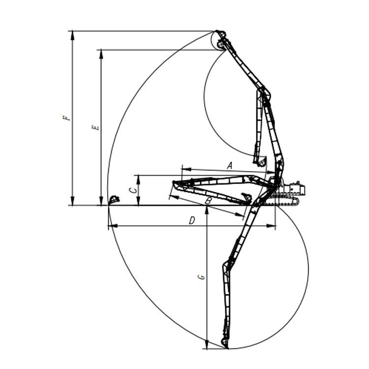 Factory Sale Long Reach Excavator Booms No. 1 in China Q355B Q690D CAT, Komatsu, Hitachi Excavator