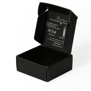 Custom Shipping Mailer Boxes Black Inside And Outside Lipstick Paper Box Packaging