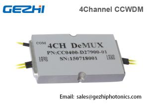 Buy cheap 4 channels CCWDM Mini Module Compact Course Wave Division Multiplexer product