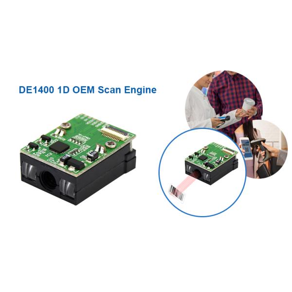 32 Bit CPU Oem Barcode Module , 1D CCD Barcode Scanner Module USB TTL Interface DE1400