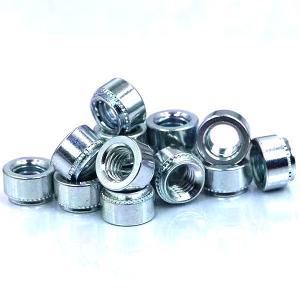 China Manufacturer Stainless Steel Aluminum Flat Head Knurled Insert Rivet Nuts Nut on sale