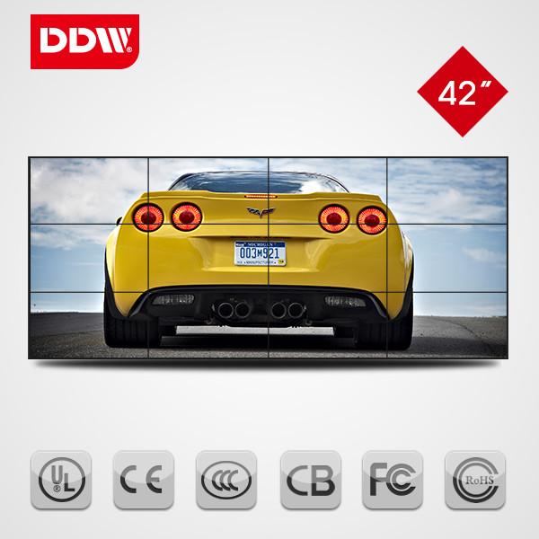 Quality 60inch ultra narrow bezel SHARP lcd video wall with high brightness for sale