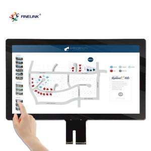 18.5 Inch USB Projected Capacitive Touch Screen Panel For Glass Glass FPC IC Structure