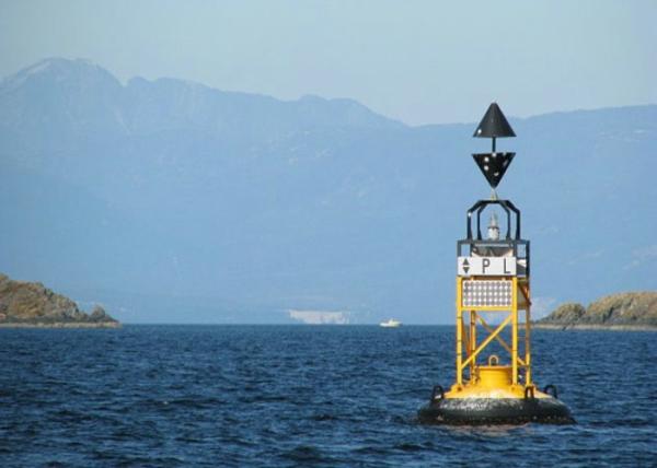Quality DGPS System Polyethylene Marine Navigation Buoys Anti Collision With Long Service Life for sale