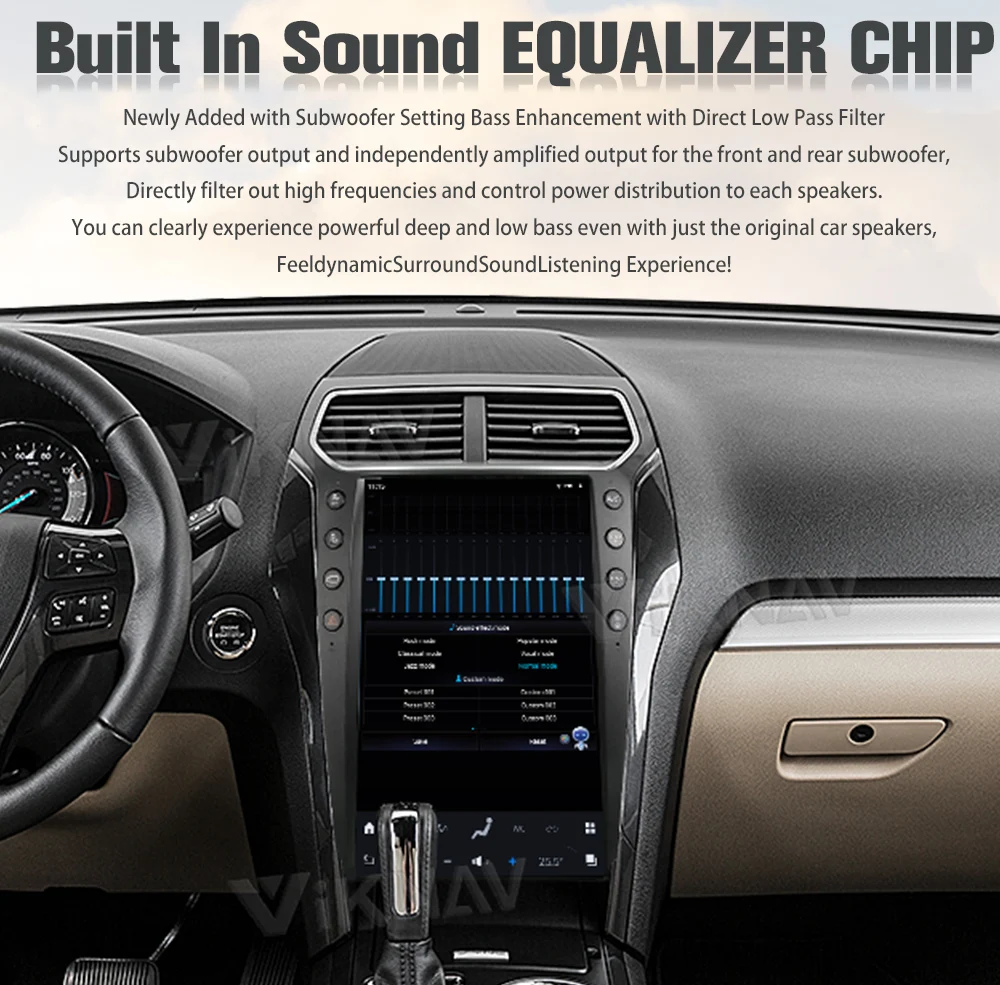 Viknav 13.6 inch Car Radiio Android 2016 Ford Explorer Radio Multimidia Radio GPS Navigator