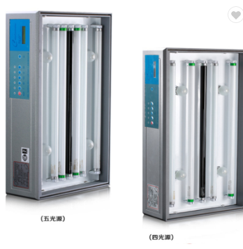 Textile / Printing Color Matching Machine 5 Light Sources Check Light Box Philip Lamps