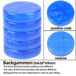 Free Sample Custom Backgammon Pieces Marble Backgammon And Checkers Set