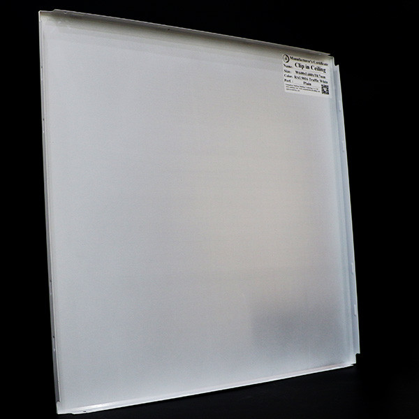 Decorative Suspended Aluminum Square Ceiling Tiles Waterproof Acoustic