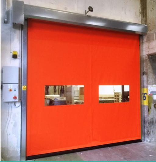Quality High Speed Pvc Roll Up Rapid Shutter Door 304 Stainless Steel Maintenance Low High Speed Stacking Folding for sale
