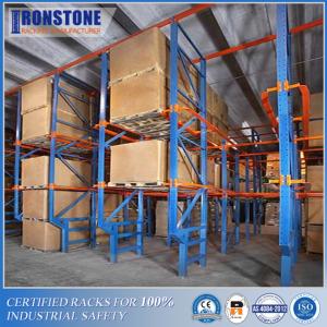 Buy cheap Convenient And Simple Warehouse FIFO High Density Drive In Pallet Racking System product