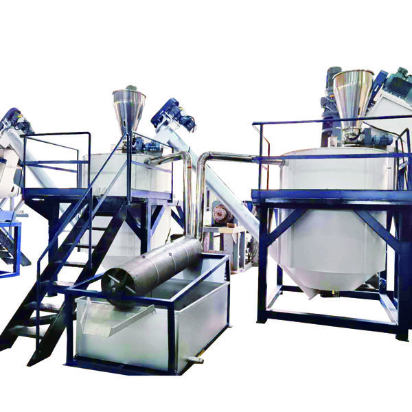 PET Bottle Washing Line 490kw Plastic Bottle Washing Line 500kg/H - 3000kg/H