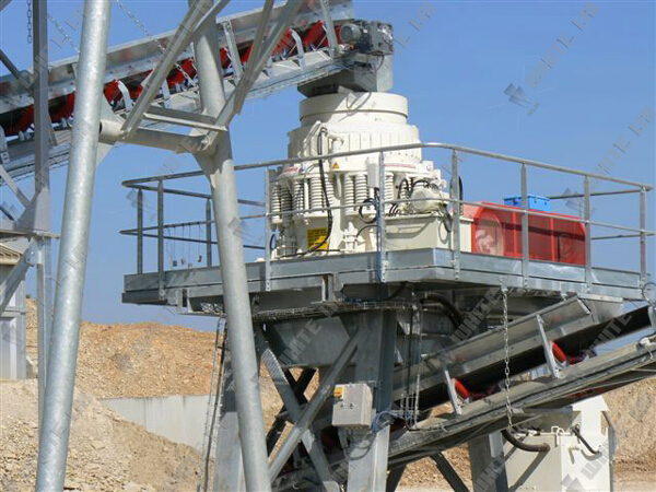 Granite Stone Cone Crusher Machine 120tph High Strength Firm Structure