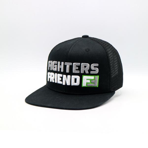 Quality Embroidered Trucker Cap / Snapback Trucker Cap with Plastic Snapback And Custom Logo for sale