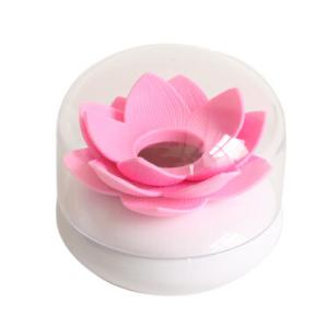 China New creative gift product Abs lotus cotton bud holder toothpick organizer on sale