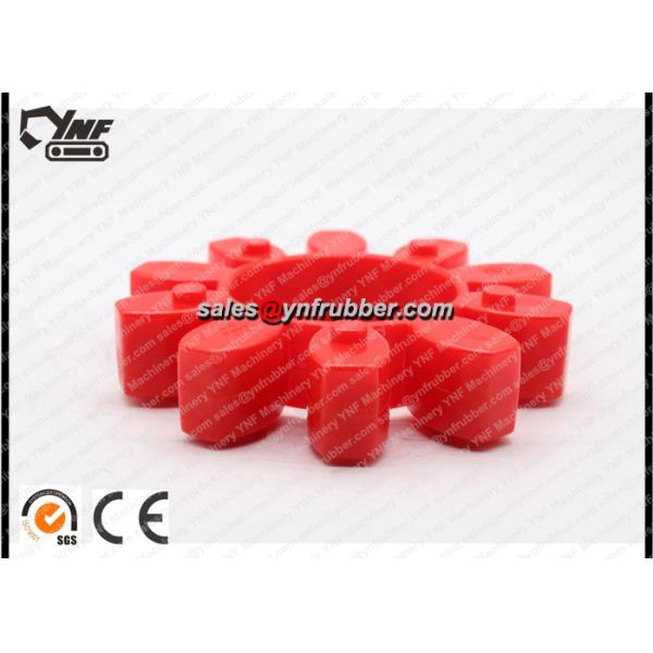 Elastic Excavator Engine Parts Jaw Flex Coupling Abrasion - Resistant