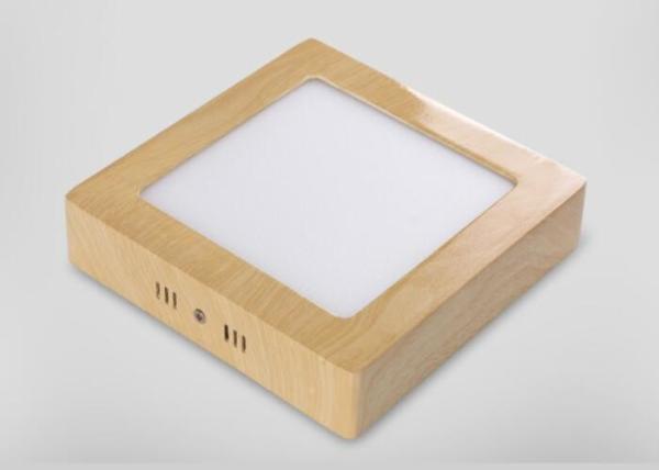 Quality Square Dimmable Led Panel Light 300 x 300 Wood Grain Surface 24w 0.9pfc for sale